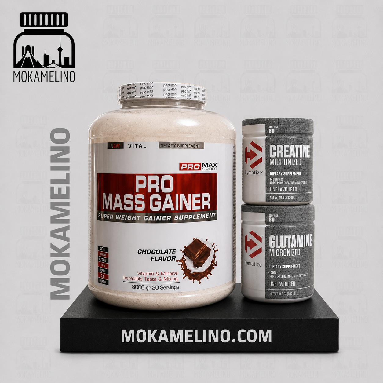 گینر پرومکس ×کراتین و گلوتامین دایماتیز
